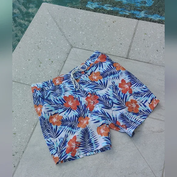 Sundek Tropical Floral Men's Swim Shorts Size 32 - Picture 2 of 8